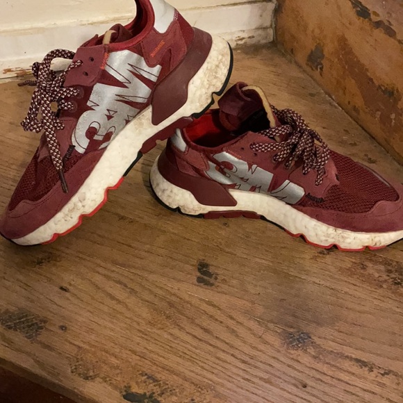 Adidas x 3M scotchlite night joggers. Men’s size 6 - Picture 3 of 6